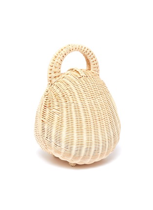 Detail View - Click To Enlarge - CULT GAIA - 'Millie' rattan top handle bag