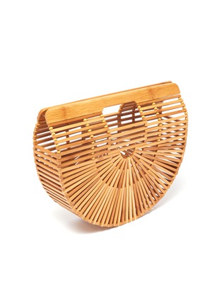 Detail View - Click To Enlarge - CULT GAIA - 'Gaia's Ark' bamboo small caged saddle bag