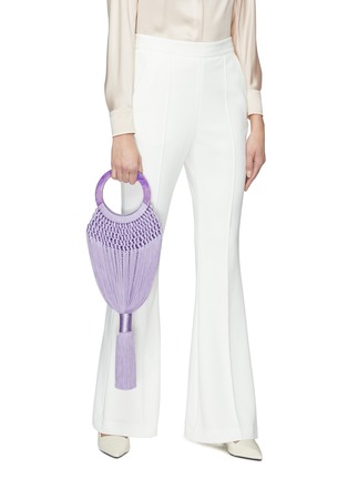 Figure View - Click To Enlarge - CULT GAIA - 'Angelou' ring handle small tassel bag