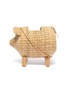 Main View - Click To Enlarge - CULT GAIA - 'The Babe' straw pig basket bag