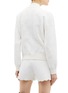 Back View - Click To Enlarge - ALEXANDER MCQUEEN - Shell jacquard knit zip jacket