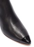 Detail View - Click To Enlarge - GRAY MATTERS - 'Yoyo' geometric heel leather ankle boots