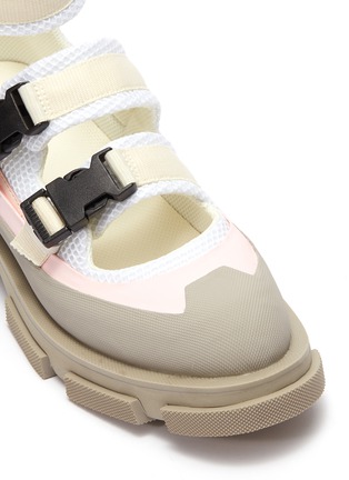 Detail View - Click To Enlarge - BOTH - 'Gao Runner' patchwork strappy shoes