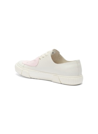  - BOTH - Rubber patch leather low top sneakers