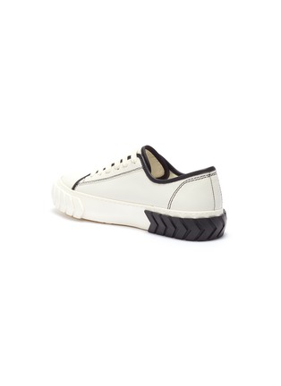  - BOTH - Colourblock tyre midsole leather sneakers