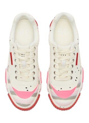 Detail View - Click To Enlarge - BOTH - 'Broken C' rubber patch midsole abstract print sneakers