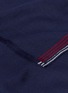 Detail View - Click To Enlarge - JANAVI - Diamond jacquard selvedge stripe cashmere-Merino wool scarf