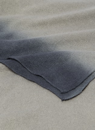 Detail View - Click To Enlarge - JANAVI - Ombré border cashmere scarf