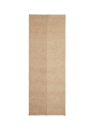 Main View - Click To Enlarge - JANAVI - Colourblock Merino wool scarf