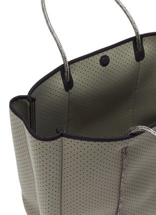 Detail View - Click To Enlarge - STATE OF ESCAPE - 'Flying Solo' sailing rope handle neoprene tote