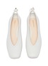 Detail View - Click To Enlarge - NICHOLAS KIRKWOOD - 'Delfi' faux pearl drawcord counter leather flats