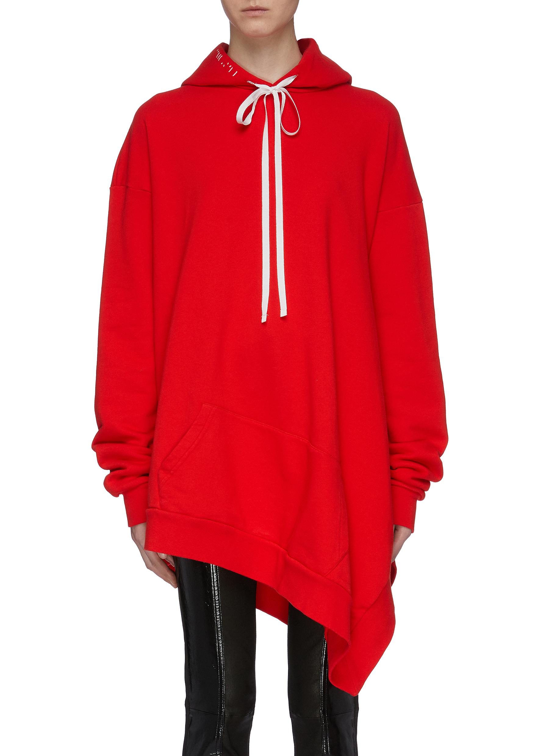 Ben Taverniti Unravel Project Asymmetric Hem Hoodie