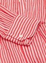  - BEN TAVERNITI UNRAVEL PROJECT  - Drawcord stripe cotton-silk shirt