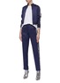 Figure View - Click To Enlarge - OPENING CEREMONY - Logo stripe outseam track pants