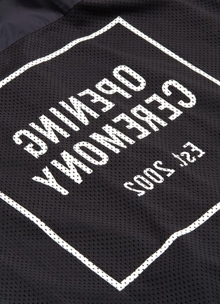  - OPENING CEREMONY - Logo print mesh back coach jacket