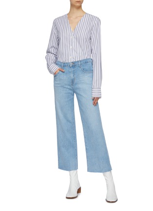 Figure View - Click To Enlarge - J BRAND - 'Joan' denim culottes