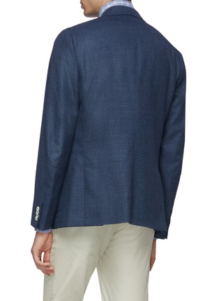 Back View - Click To Enlarge - ISAIA - 'Cortina' wool blend double breasted blazer