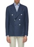 Main View - Click To Enlarge - ISAIA - 'Cortina' wool blend double breasted blazer