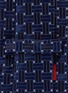 Detail View - Click To Enlarge - ISAIA - Geometric jacquard silk tie
