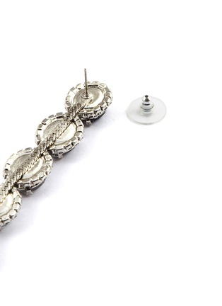 Detail View - Click To Enlarge - ELIZABETH COLE - 'Von' glass crystal ombré drop earrings