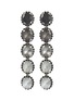 Main View - Click To Enlarge - ELIZABETH COLE - 'Von' glass crystal ombré drop earrings