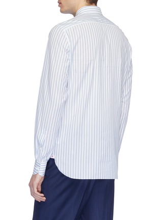Back View - Click To Enlarge - ISAIA - 'Parma' stripe shirt