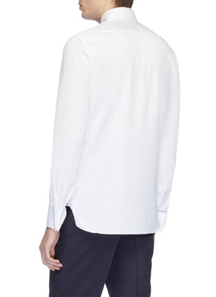 Back View - Click To Enlarge - ISAIA - 'Londra' wing tip collar tuxedo shirt