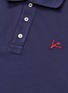  - ISAIA - Logo embroidered polo shirt