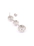 Detail View - Click To Enlarge - CZ BY KENNETH JAY LANE - Cubic zirconia link drop earrings