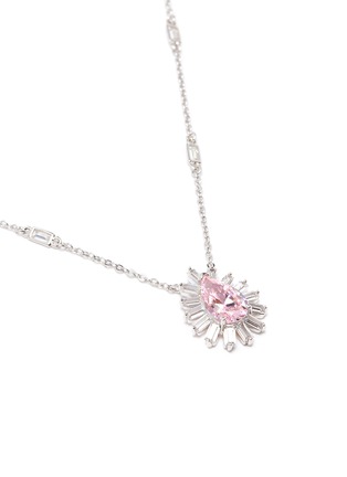 Detail View - Click To Enlarge - CZ BY KENNETH JAY LANE - Cubic zirconia teardrop pendant necklace