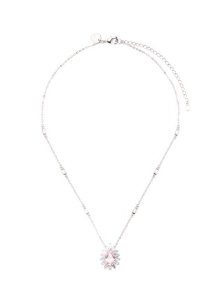 Main View - Click To Enlarge - CZ BY KENNETH JAY LANE - Cubic zirconia teardrop pendant necklace