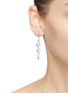 Figure View - Click To Enlarge - CZ BY KENNETH JAY LANE - Cubic zirconia linear drop earrings