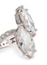 Detail View - Click To Enlarge - CZ BY KENNETH JAY LANE - Cubic zirconia toi et moi ring