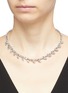 Figure View - Click To Enlarge - CZ BY KENNETH JAY LANE - Cubic zirconia foliate vine necklace
