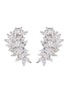 Main View - Click To Enlarge - CZ BY KENNETH JAY LANE - Cubic zirconia cluster stud earrings