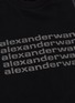 - ALEXANDER WANG - Logo print tank panel mesh overlay T-shirt