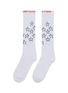 Main View - Click To Enlarge - ALEXANDER WANG - Logo star intarsia socks