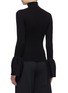 Back View - Click To Enlarge - ALEXANDER WANG - Bell cuff rib knit turtleneck top