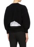 Back View - Click To Enlarge - ALEXANDER WANG - Chain placket ripped cutout back cardigan