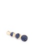 Main View - Click To Enlarge - PAMELA LOVE - 'Moon Phase' sapphire 18k yellow gold single climber earring