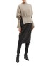 Figure View - Click To Enlarge - ALEXANDER WANG - Bell sleeve rib knit mock neck sweater