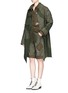 Figure View - Click To Enlarge - ANGEL CHEN - Mixed media patchwork long coat