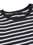  - BASSIKE - 'Rugby Vintage' stripe ribbed organic cotton T-shirt