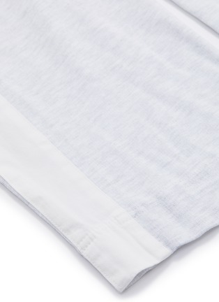  - BASSIKE - Canvas stripe outseam organic cotton track pants