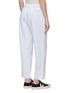 Back View - Click To Enlarge - BASSIKE - Canvas stripe outseam organic cotton track pants