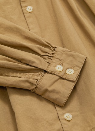 Detail View - Click To Enlarge - BASSIKE - Drawstring waist raglan shirt dress