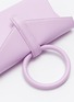  - COMPLÉT - 'Valery' ring handle mini leather envelope clutch