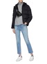 Figure View - Click To Enlarge - JAMES PERSE - Cropped down puffer jacket