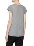 Back View - Click To Enlarge - JAMES PERSE - Overlock stitching garment-dyed V-neck T-shirt