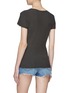 Back View - Click To Enlarge - JAMES PERSE - Overlock stitching Supima®Cotton V-neck T-shirt